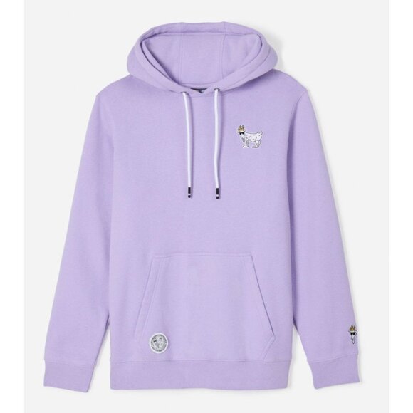 GOATUSA GOAT USA WG Hooded Sweatshirt Purple Size Small - Picture 2 of 7